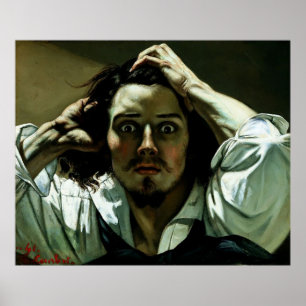 O homem desesperado - poster da arte da reproduç