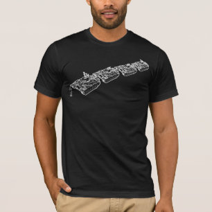 O homem do tanque Disobey o t-shirt