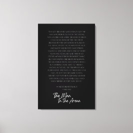 O Homem na Arena - Arte Canvas - Preto e Branco