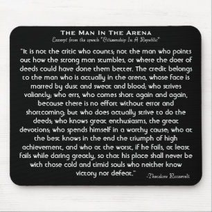 "O homem na arena" Mousepad