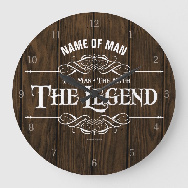 O Homem, O Mito, A Lenda Grande Relógio (Frente)