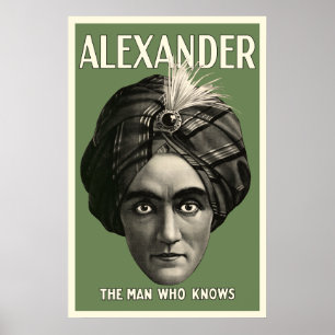 O homem que sabe o poster - verde