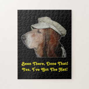 O Hound De quebra-cabeça Basset Estava Lá.