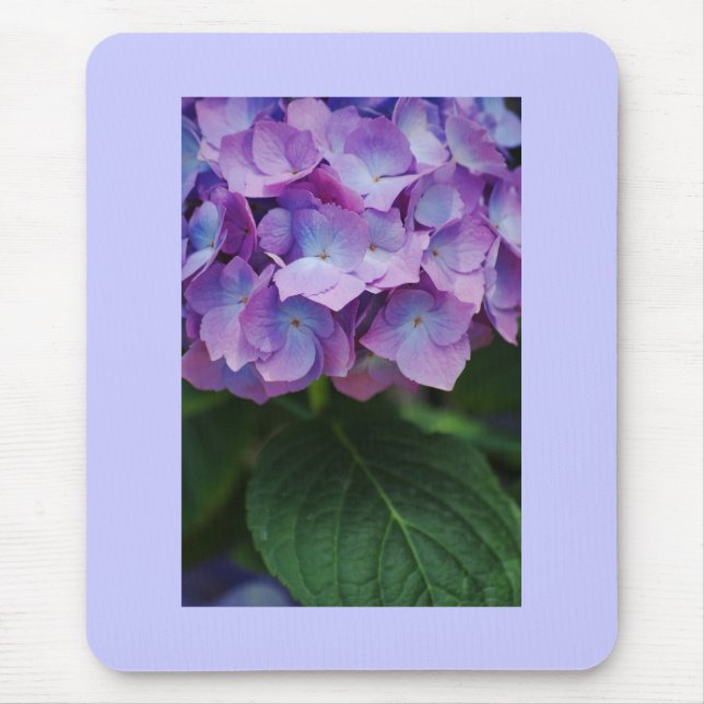O Hydrangea floresce Mousepad (Frente)