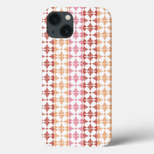 O ikat vermelho geométrico listra o teste padrão