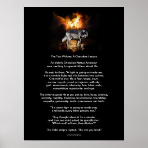 O impressão CHEROKEE do nativo americano do CONTO