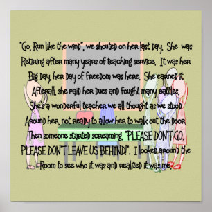 O impressão da arte de história da aposentadoria