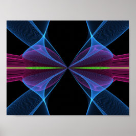 O impressão de abstrato