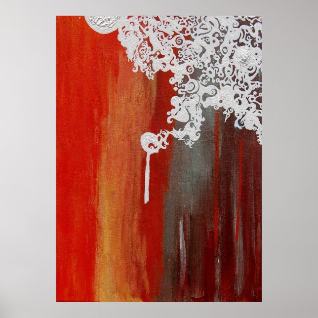 O Impressão de Poster de "Som Rentamente Sobre O A (Frente)