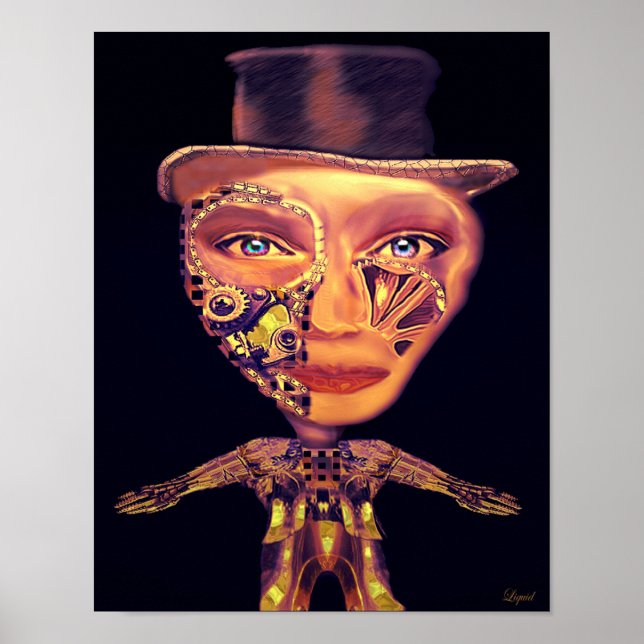 O Impressão do Dançarino de Toque (Frente)