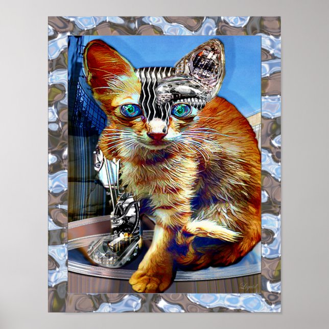 O Impressão do Gato-Mestre (Frente)