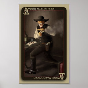 O impressão velho do Gunfighter