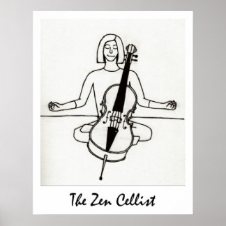O impressão Zen Cellist