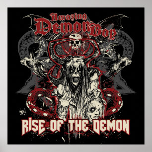O incrível Poster do Demônio Rising do Demônio