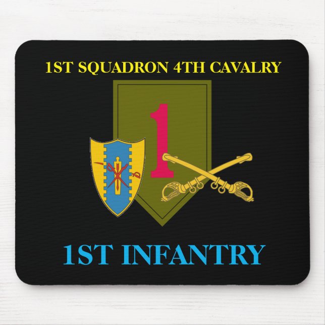 ø INFANTARIA MOUSEPAD da 4o CAVALARIA do ESQUADRÃO (Frente)