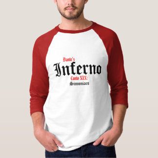 O inferno de Dante, camisa do Canto XIX