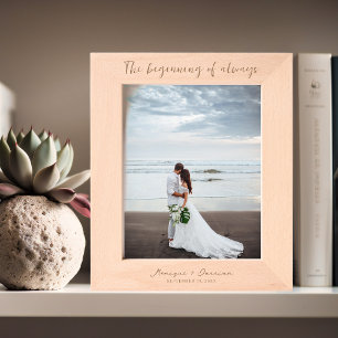 O início de sempre Monograma de recém-casados