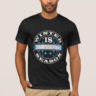 O Inverno é Minha Estação Favorita Camiseta Amante