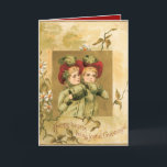 O inverno junta o cartão de Natal<br><div class="desc">Os cartões do natal vintage trazem um certo aquecem-se com ele. Cartões de Natal especiais para pessoas especiais. Cumprimentos das estações e desejos do feriado</div>