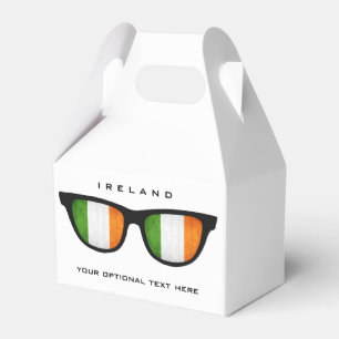 O irlandês protege o texto & a caixa feitos sob