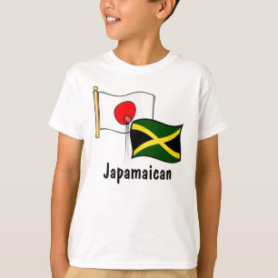 O japonês jamaicano caçoa t-shirt