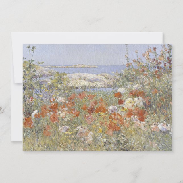 O Jardim de Celia Thaxter por Frederick Childe Has (Frente)