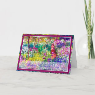 O Jardim do Artista em Giverny Cartão