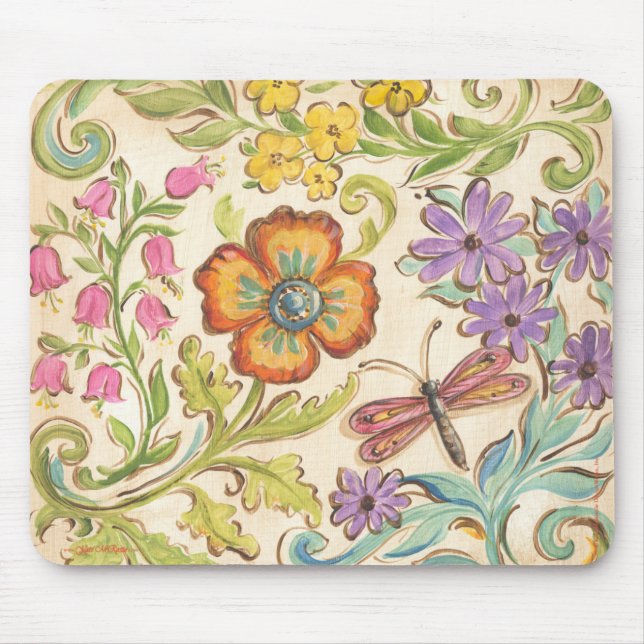 O jardim Mousepad de Madison por Kate McRostie (Frente)
