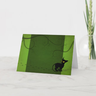 O Jinx toma um cartão da caminhada