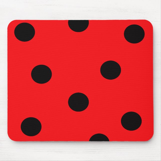 O joaninha mancha Mousepad (Frente)