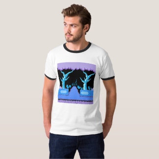 O jogo de vídeo de 8 bits retro inspirou o t-shirt