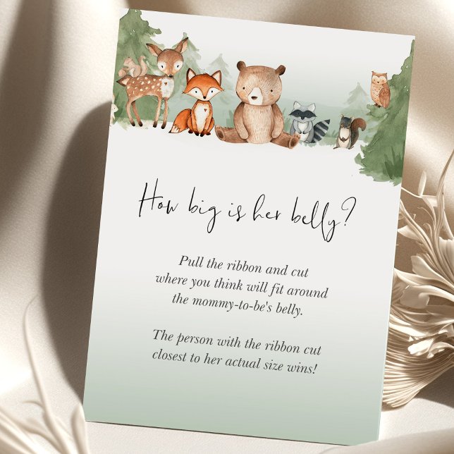 O Jogo Do Chá de fraldas De Woodland É Grande? (Criador carregado)