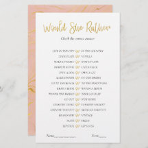 O jogo Dourado do Chá de panela Glitter Ela Prefer