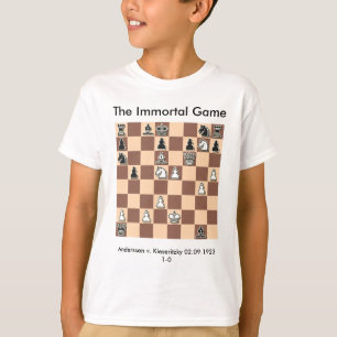 O jogo imortal caçoa o t-shirt