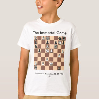 O jogo imortal caçoa o t-shirt