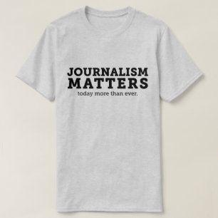 O jornalismo importa hoje o t-shirt dos homens