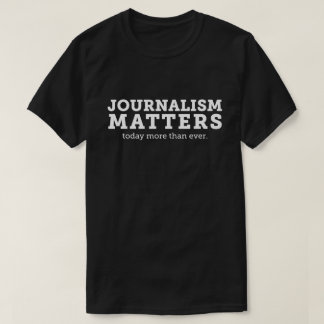 O jornalismo importa hoje o t-shirt dos homens