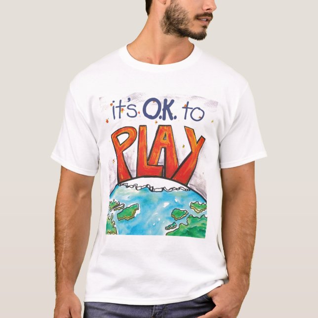 O.K. para jogar o t-shirt dos homens (Frente)