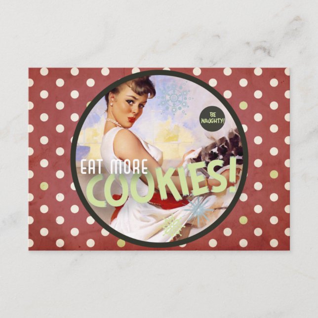 O Kitsch Bitsch: Seja Travesso! Coma Mais Biscoito (Frente)