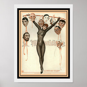 O La do art deco Vie Parisienne 12 x o impressão