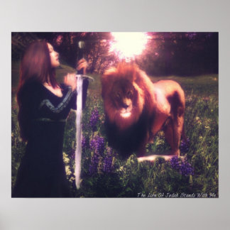 O Leão De Judah Está Comigo Poster