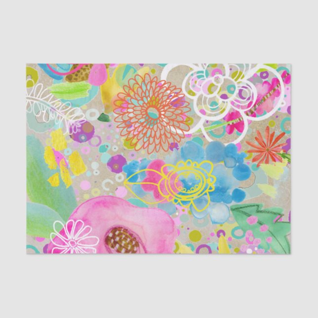 O lenço de papel ideal do jardim (Frente )