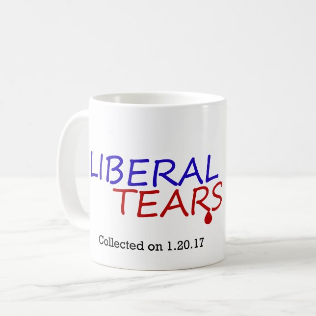 O liberal rasga a caneca de café (Frente Esquerda)