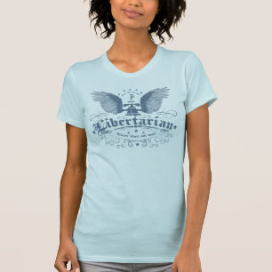 O libertário "vive não t-shirt pela espada"