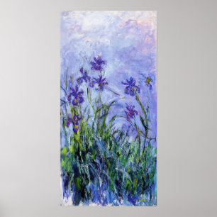 O Lilac de Monet torna iridescente o poster