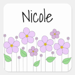 O Lilac floresce a etiqueta