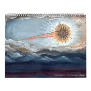 O Livro de Cometas - Calendário de Arte de Vintag
