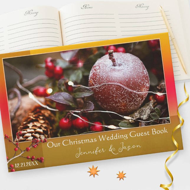 O Livro de Convidado do Casamento de Natal (Criador carregado)