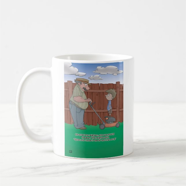 O livro do soluço - caneca - o vizinho (Esquerda)