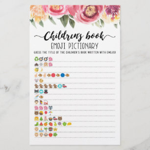 O livro infantil Emoji Pictionary com o jogo Respo